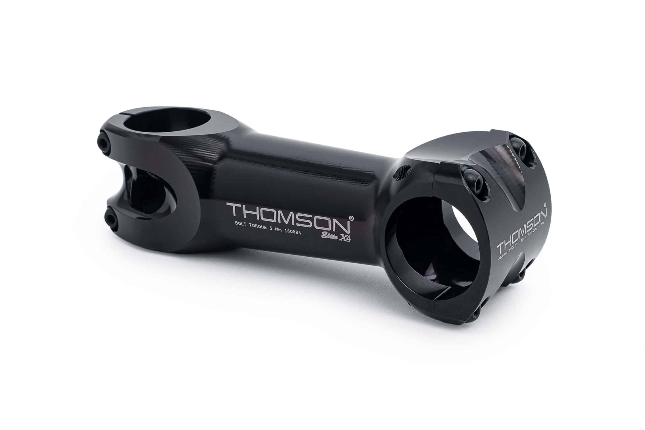 10 Degree 31.8 1-1/8 Threadless Black Thomson Elite X4 Mountain Stem 130mm /